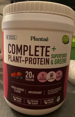 Complete Plant Protein Mixed Berries Flavor