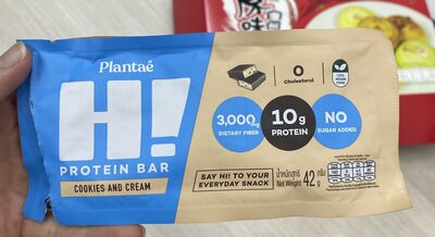 Hi Plant Protein Bar Cookies And Cream