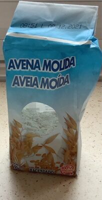 Avena molida front packaging