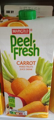 Peel Fresh Juice Drink - Carrot front packaging
