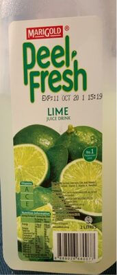 Peel Fresh Lime Juice front packaging