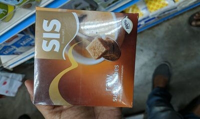 Sis Raw Sugar Cubes 454G front packaging