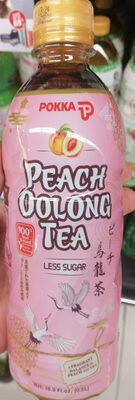POKKA Peach Oolong Tea less sugar