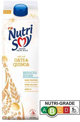 NutriSoy Fresh Soya Milk - Oats & Quinoa