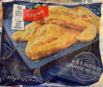 Filets de limande meuniere citron/persil