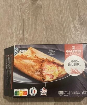 2 Galettes sarrasin jambon emmental