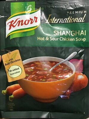 Shanghai hot & sour chicken soup front packaging