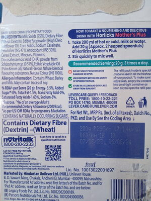 Horlicks Mothers Plus