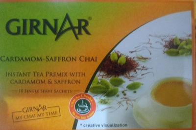 cardamom-saffron chai