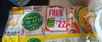 Masala veg aata noodles