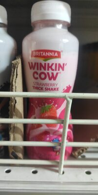 Britannia winking cow strawberry 180ml