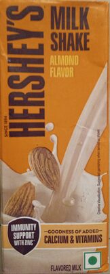 Hershey's milk shake almond flavor