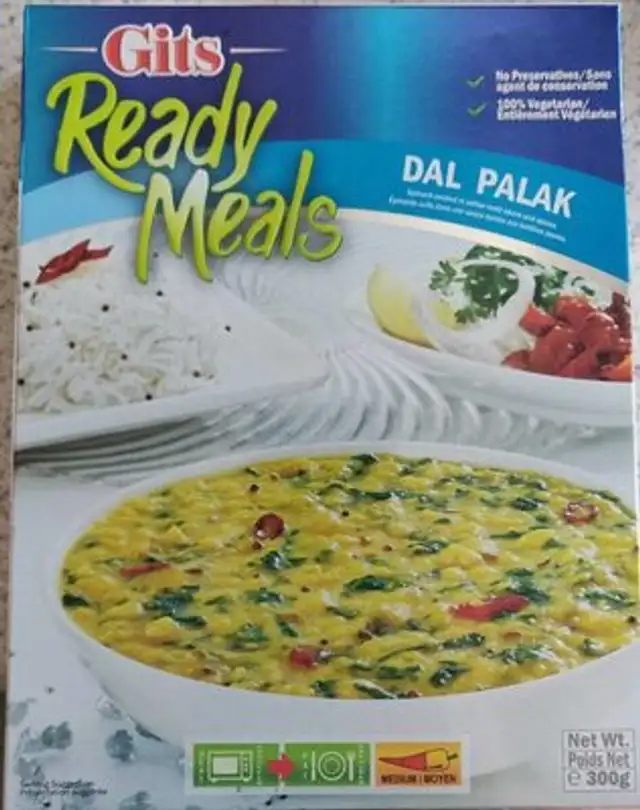 Dal Palak front packaging