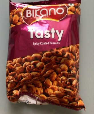 Tasty — Spicy Coated Peanuts front packaging
