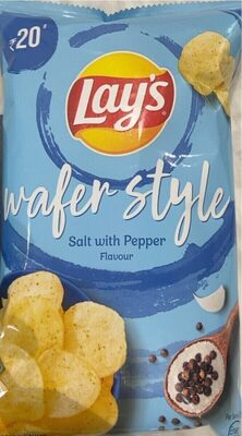 Wafers Style Salt with Pepper