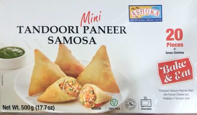 Mini tandoori paneer samosa