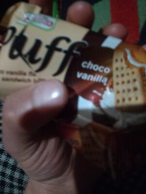 Puff front packaging