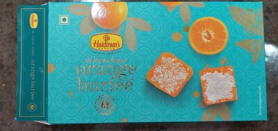 Orange Burfee front packaging