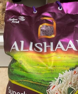 Riz basmati front packaging