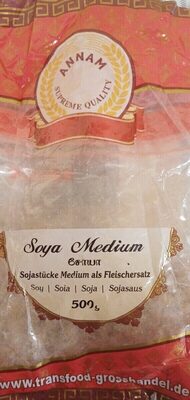 Sojastücke Medium als Fleischersatz