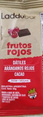 barritas de frutos rojos