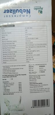 Apollo Pharmacy Compressor Nebulizer