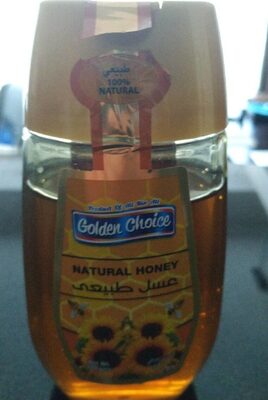 Natural honey front packaging