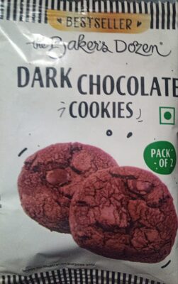 Dark Chocolate Cookies front packaging