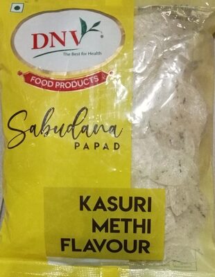 DNV SABUDANA PAPAD KASURI METHI FLAVOUR