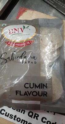Sabundana Papad cumin flavour