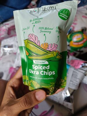 Flyberry Spiced Okra Chips