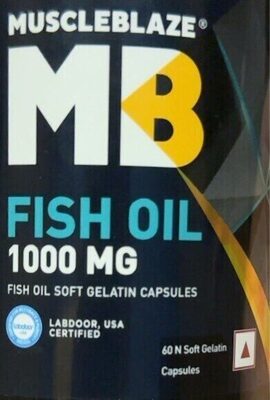 Muscleblaze Fish Oil 1000 mg 90 capsules