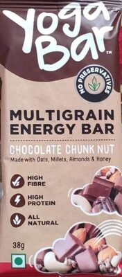 MULTIGRAIN ENERGY BAR CHOCOLATE CHUNK NUT