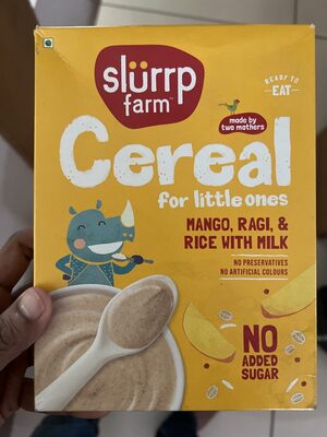 Mango, Ragi, & Rice With Milk Cereal