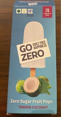 Tender coconut fruit pops