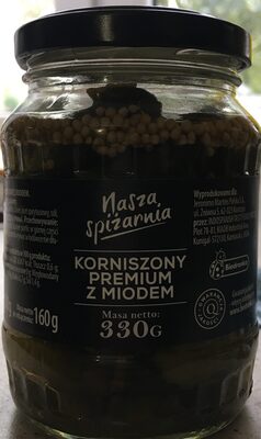 Korniszony premium z miodem