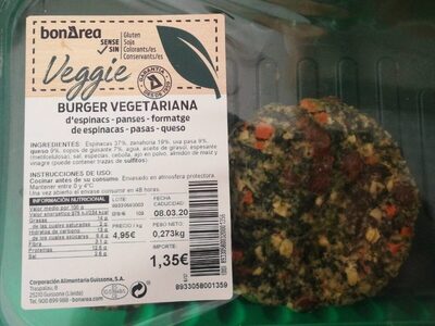 Burger vegetariana