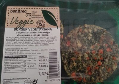 Burger vegetariana
