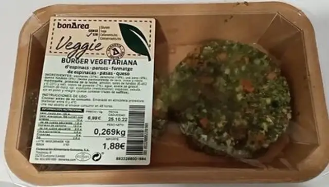 Burger Vegetariana front packaging