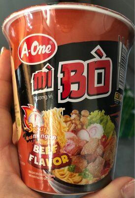 Mí bò front packaging