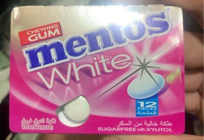 Mentos white front packaging