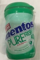 Mentos chewing gum with green tea extract