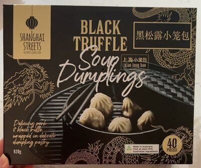 Black Truffle Soup Dumplings front packaging