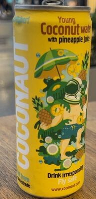 Young coconut water with pineapple