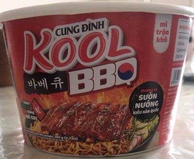 Korean Style Instant Noodles BBQ