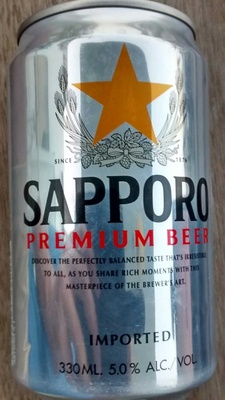 Sapporo 330ml @ chiller