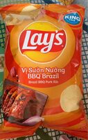 BBQ pork rib chips