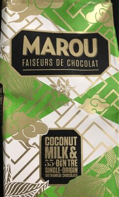 Chocolat coconut milk front packaging
