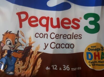 Peques 3 con cacao y cereales