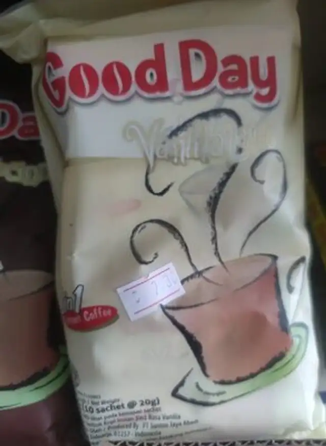 Good Day Vanila Latte front packaging